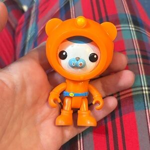 Octonauts Deep Sea Captain Barnacles Toy Action Figure Orange Suit RARE